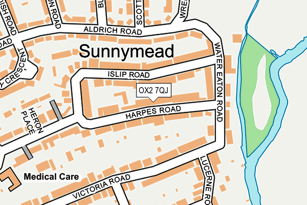 OX2 7QJ map - OS OpenMap – Local (Ordnance Survey)