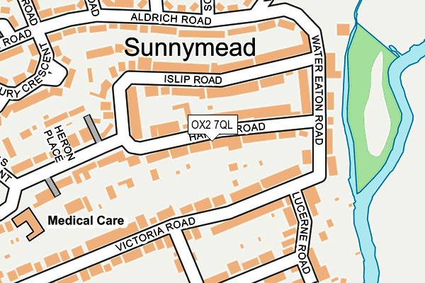 OX2 7QL map - OS OpenMap – Local (Ordnance Survey)