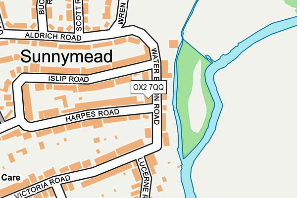 OX2 7QQ map - OS OpenMap – Local (Ordnance Survey)