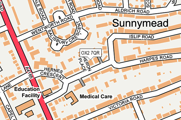 OX2 7QR map - OS OpenMap – Local (Ordnance Survey)