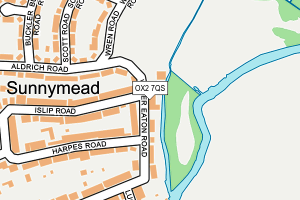 OX2 7QS map - OS OpenMap – Local (Ordnance Survey)