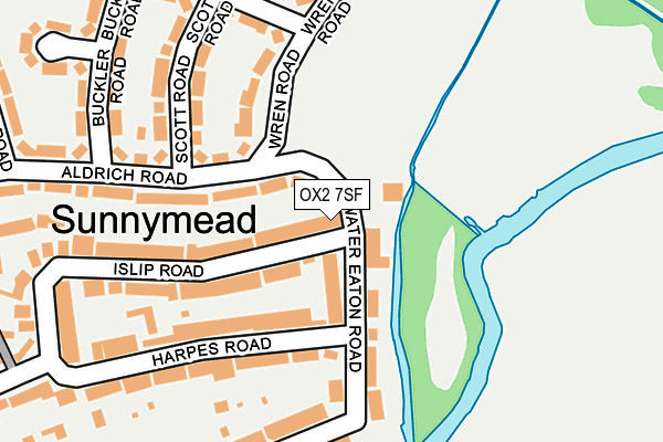 OX2 7SF map - OS OpenMap – Local (Ordnance Survey)