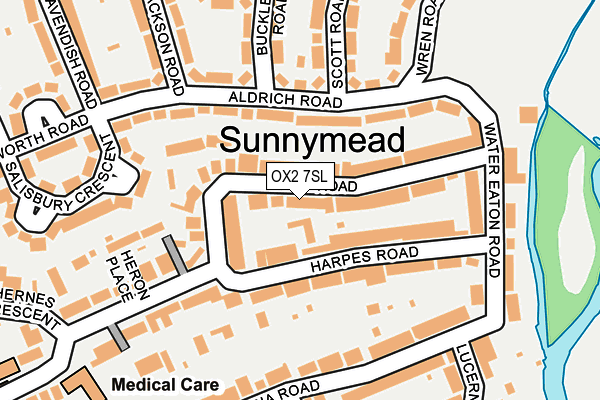 OX2 7SL map - OS OpenMap – Local (Ordnance Survey)