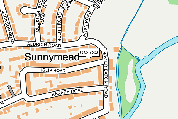 OX2 7SQ map - OS OpenMap – Local (Ordnance Survey)