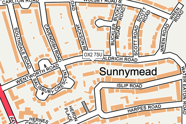 OX2 7SU map - OS OpenMap – Local (Ordnance Survey)