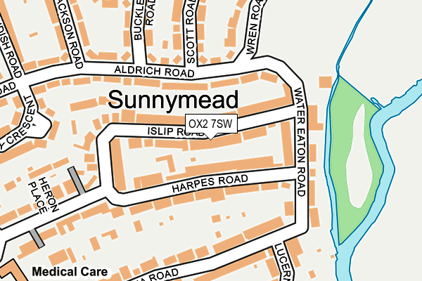 OX2 7SW map - OS OpenMap – Local (Ordnance Survey)