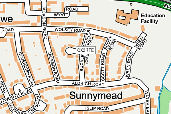 OX2 7TE map - OS OpenMap – Local (Ordnance Survey)