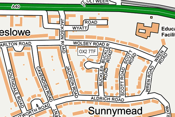 OX2 7TF map - OS OpenMap – Local (Ordnance Survey)