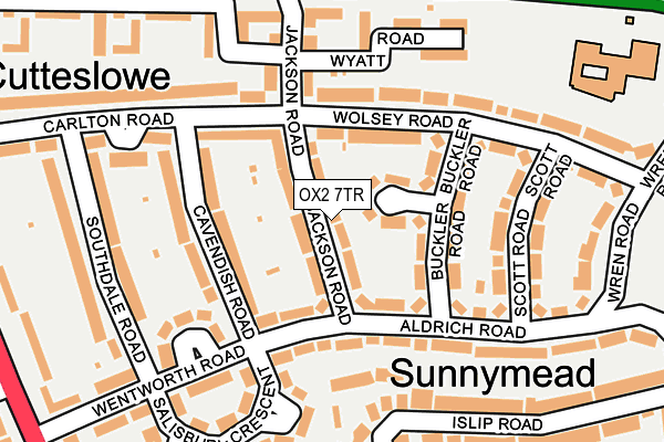 OX2 7TR map - OS OpenMap – Local (Ordnance Survey)