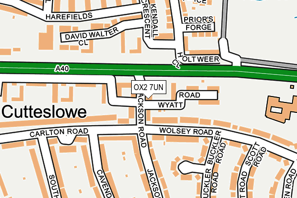 OX2 7UN map - OS OpenMap – Local (Ordnance Survey)