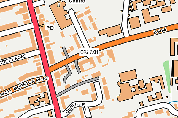 OX2 7XH map - OS OpenMap – Local (Ordnance Survey)