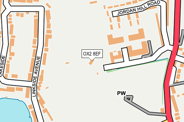 OX2 8EF map - OS OpenMap – Local (Ordnance Survey)