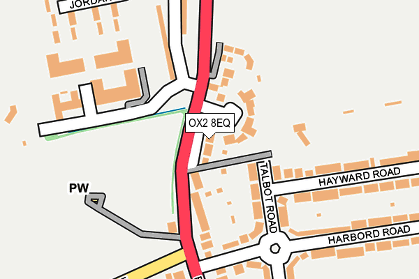 OX2 8EQ map - OS OpenMap – Local (Ordnance Survey)