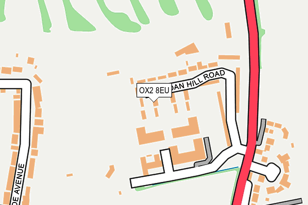 OX2 8EU map - OS OpenMap – Local (Ordnance Survey)