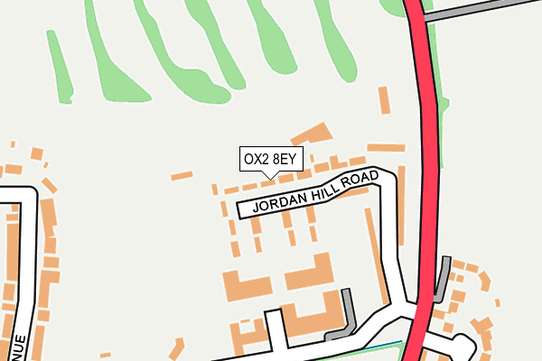 OX2 8EY map - OS OpenMap – Local (Ordnance Survey)