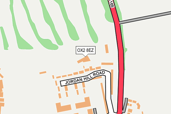OX2 8EZ map - OS OpenMap – Local (Ordnance Survey)
