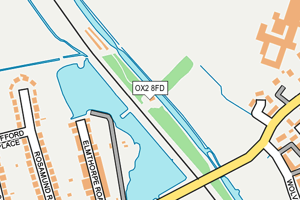 OX2 8FD map - OS OpenMap – Local (Ordnance Survey)