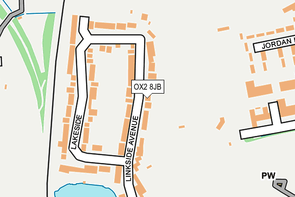 OX2 8JB map - OS OpenMap – Local (Ordnance Survey)