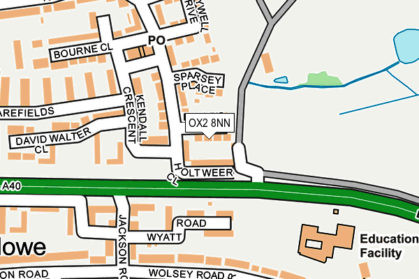 OX2 8NN map - OS OpenMap – Local (Ordnance Survey)