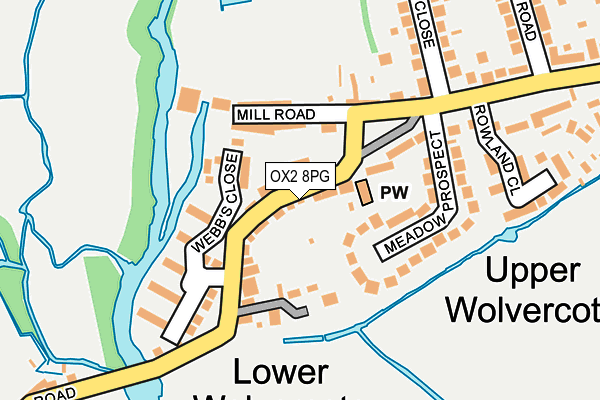 OX2 8PG map - OS OpenMap – Local (Ordnance Survey)