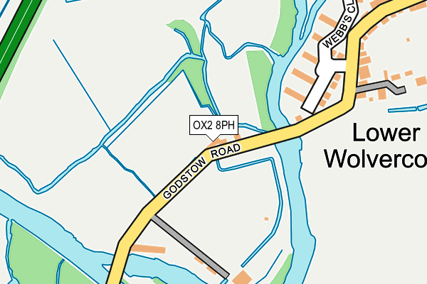 OX2 8PH map - OS OpenMap – Local (Ordnance Survey)