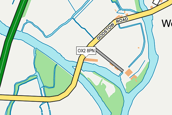 OX2 8PN map - OS OpenMap – Local (Ordnance Survey)