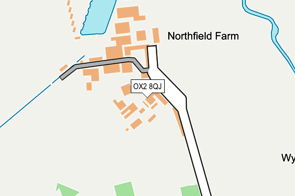 OX2 8QJ map - OS OpenMap – Local (Ordnance Survey)