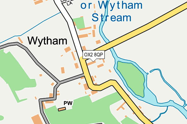 OX2 8QP map - OS OpenMap – Local (Ordnance Survey)