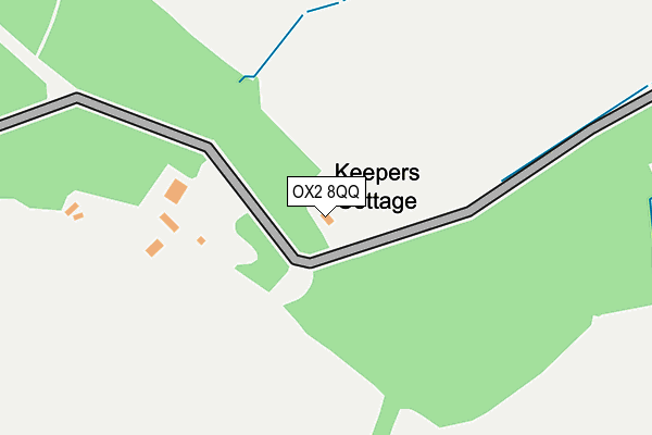 OX2 8QQ map - OS OpenMap – Local (Ordnance Survey)