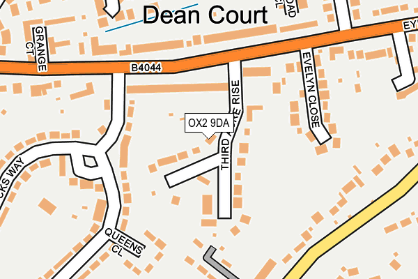 OX2 9DA map - OS OpenMap – Local (Ordnance Survey)