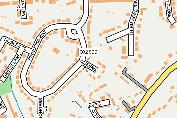 OX2 9DD map - OS OpenMap – Local (Ordnance Survey)