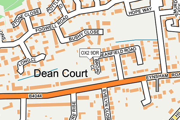 OX2 9DR map - OS OpenMap – Local (Ordnance Survey)