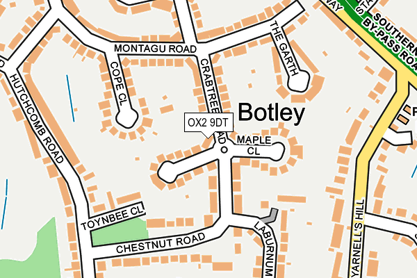 OX2 9DT map - OS OpenMap – Local (Ordnance Survey)