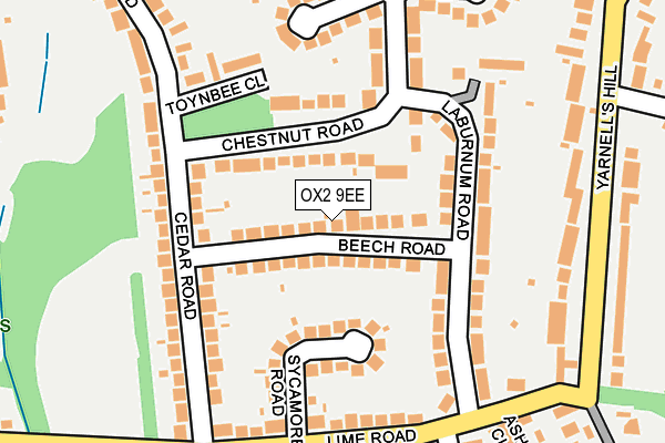 OX2 9EE map - OS OpenMap – Local (Ordnance Survey)