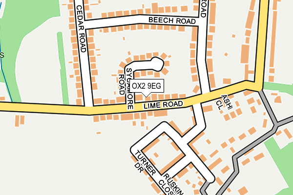 OX2 9EG map - OS OpenMap – Local (Ordnance Survey)