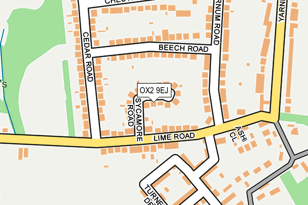 OX2 9EJ map - OS OpenMap – Local (Ordnance Survey)