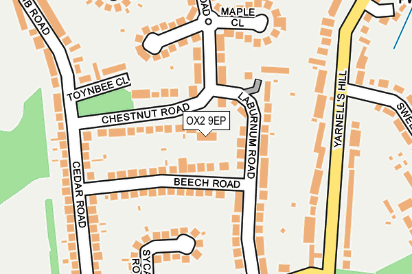 OX2 9EP map - OS OpenMap – Local (Ordnance Survey)