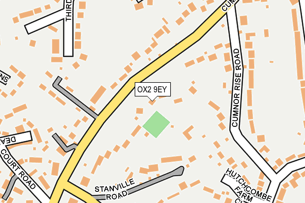 OX2 9EY map - OS OpenMap – Local (Ordnance Survey)