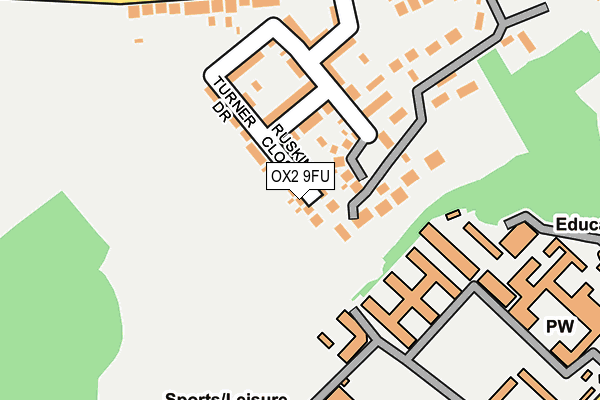 OX2 9FU map - OS OpenMap – Local (Ordnance Survey)