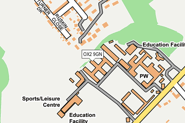 OX2 9GN map - OS OpenMap – Local (Ordnance Survey)