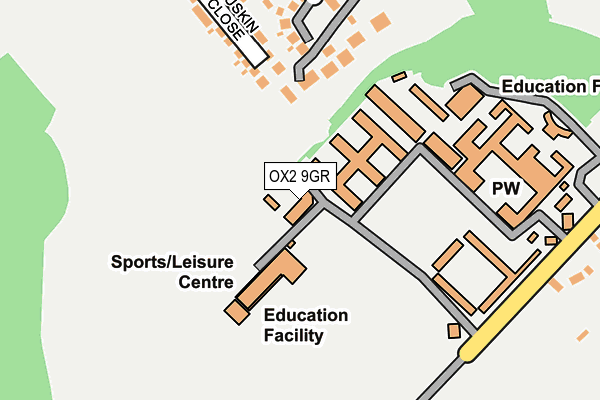 OX2 9GR map - OS OpenMap – Local (Ordnance Survey)