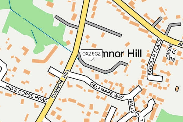 OX2 9GZ map - OS OpenMap – Local (Ordnance Survey)