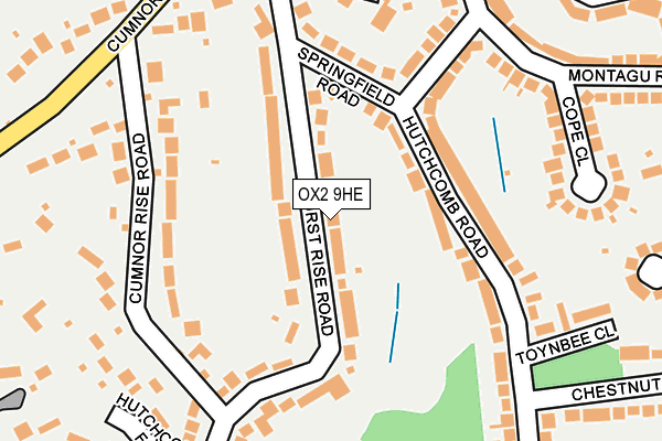 OX2 9HE map - OS OpenMap – Local (Ordnance Survey)