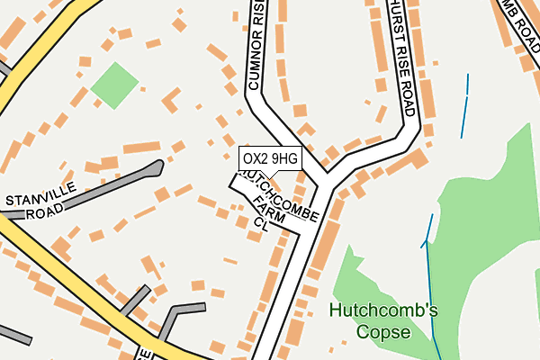 OX2 9HG map - OS OpenMap – Local (Ordnance Survey)