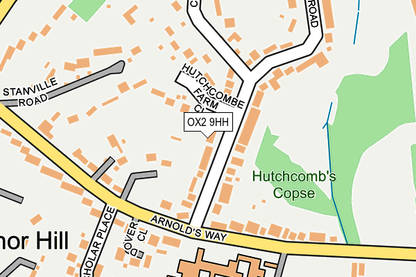 OX2 9HH map - OS OpenMap – Local (Ordnance Survey)