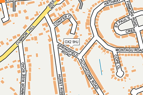 OX2 9HJ map - OS OpenMap – Local (Ordnance Survey)