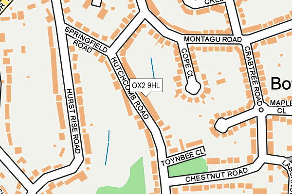 OX2 9HL map - OS OpenMap – Local (Ordnance Survey)