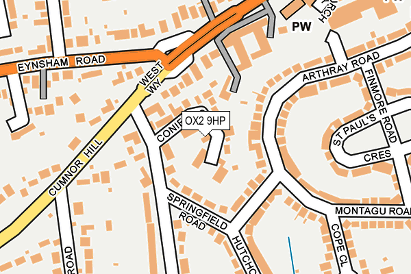 OX2 9HP map - OS OpenMap – Local (Ordnance Survey)