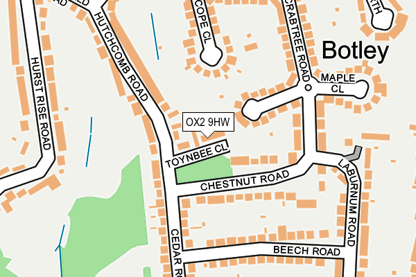 OX2 9HW map - OS OpenMap – Local (Ordnance Survey)