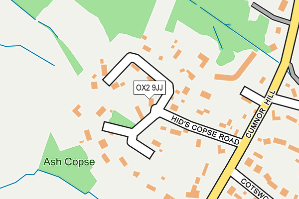 OX2 9JJ map - OS OpenMap – Local (Ordnance Survey)